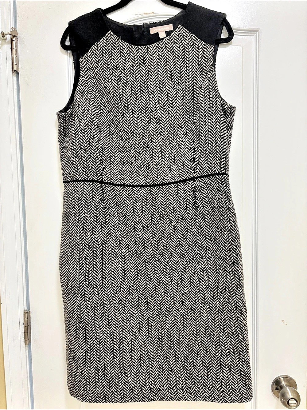 Banana Republic Herringbone Midi Dress Size 14